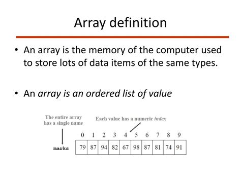 Definition And Examples Array Define Array Algebra Free An Array In Math - An Array In Math