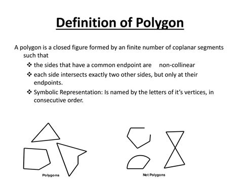Definition For A Polygon