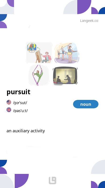 Definition For Pursuit