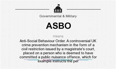 Definition Of Asbo