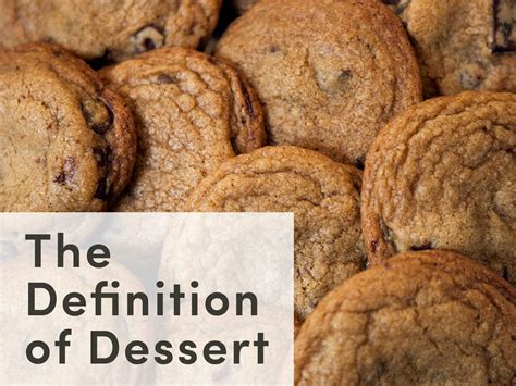 Definition Of Dessert