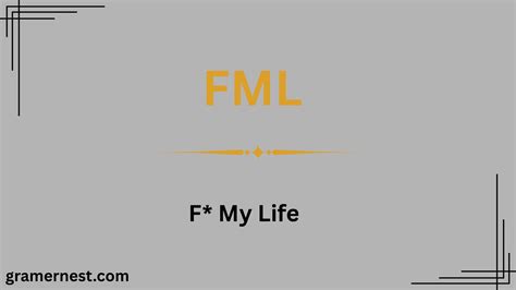 Definition Of Fml