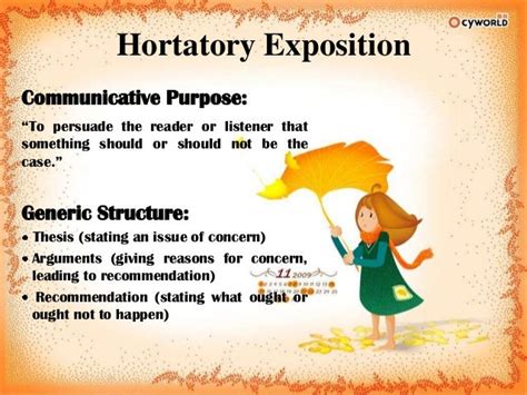 Definition Of Hortatory Exposition