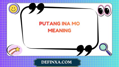 Definition Of Putang