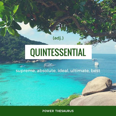 Definition Of Quintessential