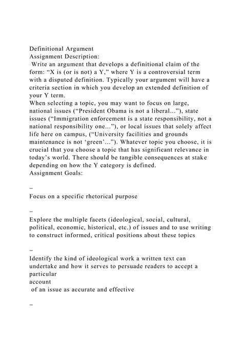Download Definitional Argument Paper Topics 
