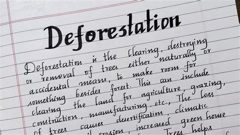 Read Online Deforestation Paper 