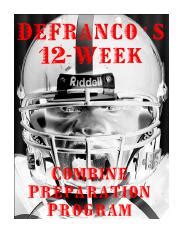 Read Defrancos 12 Week Combine Preparation E Book Pdf Full Version 