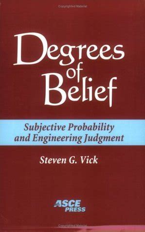 Download Degrees Of Belief Subjective Probability And Engineering Judgment 