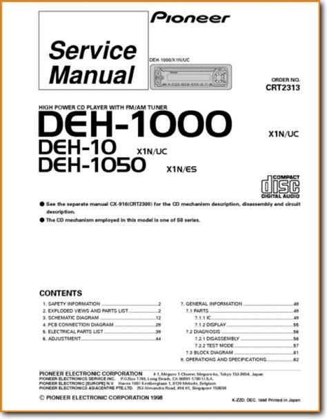 Read Deh 10 User Guide 