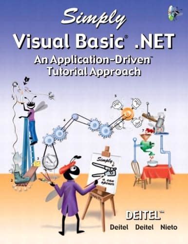 Deitel Simply Visual Basic Exercise Solutions