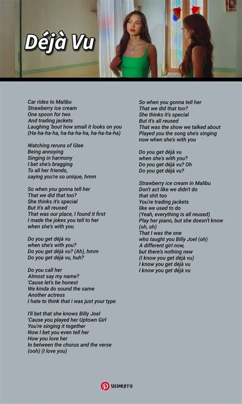 Deja Vu Letra