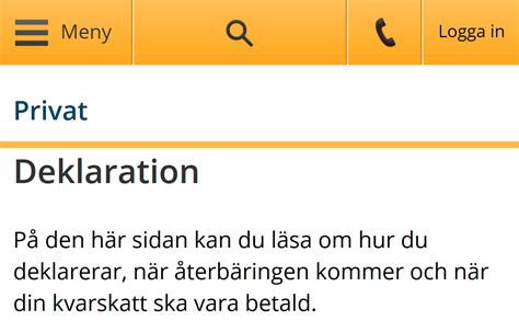 deklarera företag datum