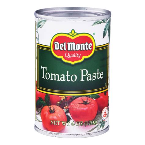 del monte tomato paste