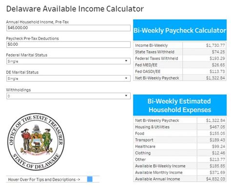 delaware paycheck calculator