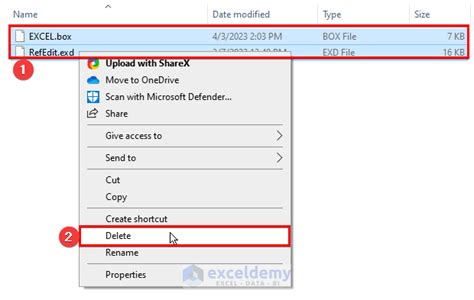 Delete Exd Files To Fix Object Library Invalid Error