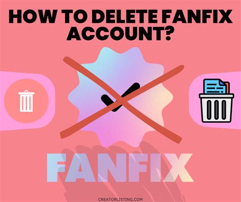 delete fanfix account