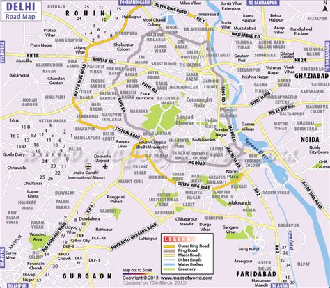 Delhi Road Map