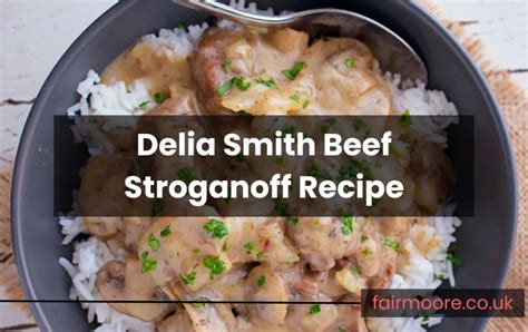 Delia Smith Beef Stroganoff