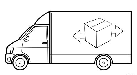 Delivery Truck Coloring Pages Online Delivery Truck Coloring Page - Delivery Truck Coloring Page
