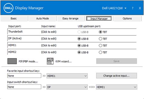 dell display manager