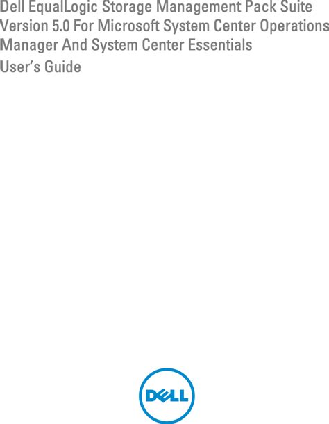 Dell Equallogic User Guide