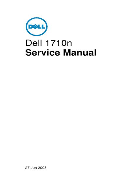 Full Download Dell 1710N Service Manual 