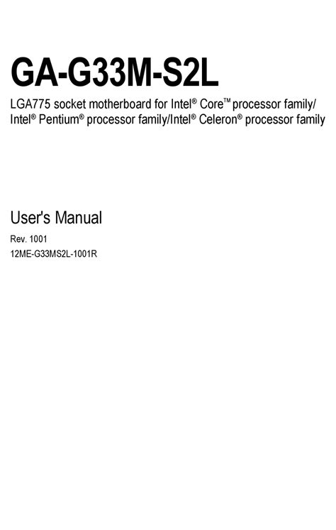Read Online Dell G33M02 Manual 