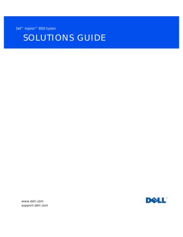 Download Dell Inspiron 8000 User Guide 