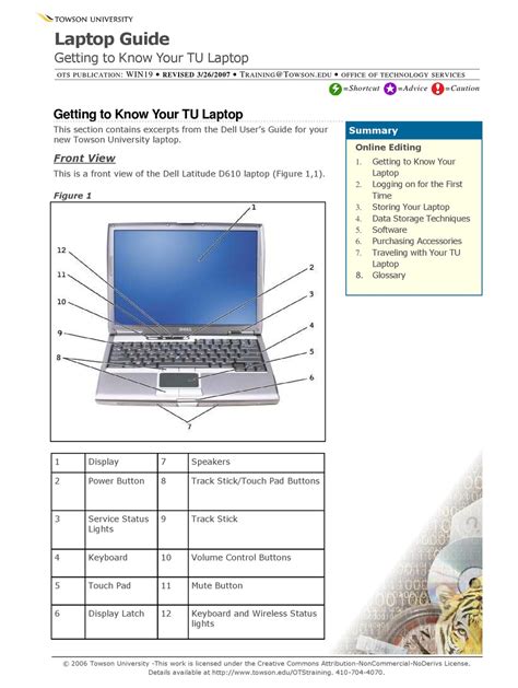 Read Online Dell Latitude D610 Users Guide Manual 