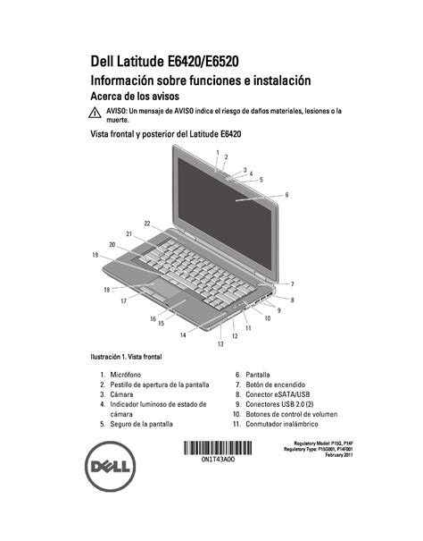 Read Online Dell Latitude E6420 User Guide 
