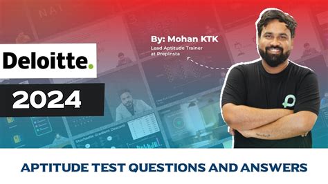 Deloitte Aptitude Test