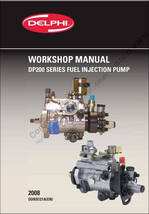 Delphi Injector Pump Manual