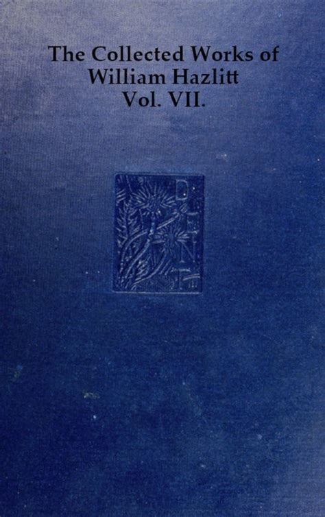 Full Download Delphi Collected Works Of William Hazlitt Illustrated File Type Pdf 