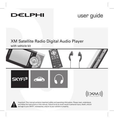 Read Delphi Skyfi3 User Guide 