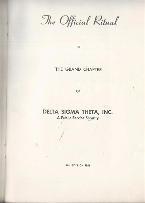 Delta Ritual Book