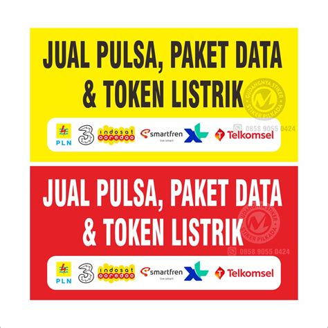 Deluna188 Pulsa   Jual Stiker Vinyl Menjual Pulsa Paket Data Token - Deluna188 Pulsa