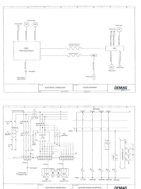 demag crane electrical drawing