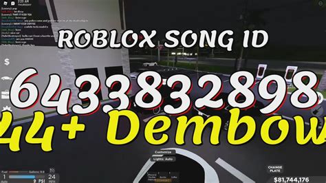 Dembow Roblox Id