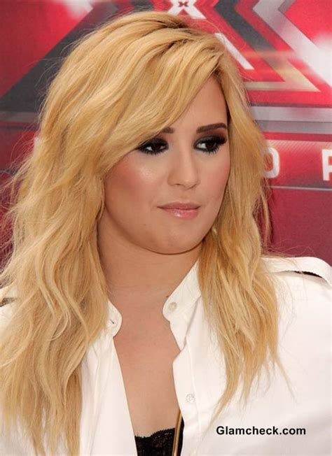 Demi Lovato 2013 Blonde Hair