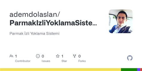 demiromerfaruk/yuz-tanima-tabanli-yoklama-sistemi GitHub. 