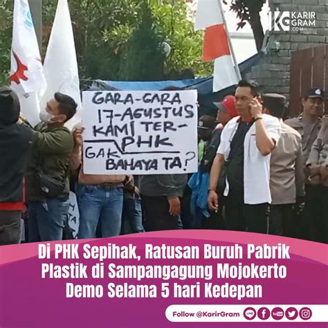 DEMO KARYAWAN PERUSAHAAN：Serikat Pekerja JAI Gelar Demo Menolak Mutasi Sepihak