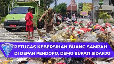 DEMO SAMPAH SIDOARJO：Sopir Ford Fiesta Tewas Usai Tabrak Motor Pengangkut Sampah di