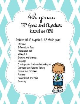 Demystifying Iep Goals For 4th Grade Students A 4th Grade Goals - 4th Grade Goals