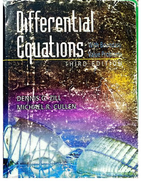 Full Download Dennis G Zill Differential Equations 3Rd Edition 