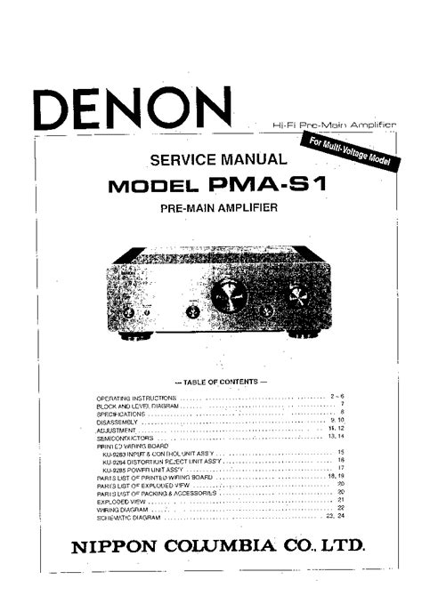 Denon Service