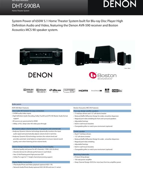 Read Denon User Guide 