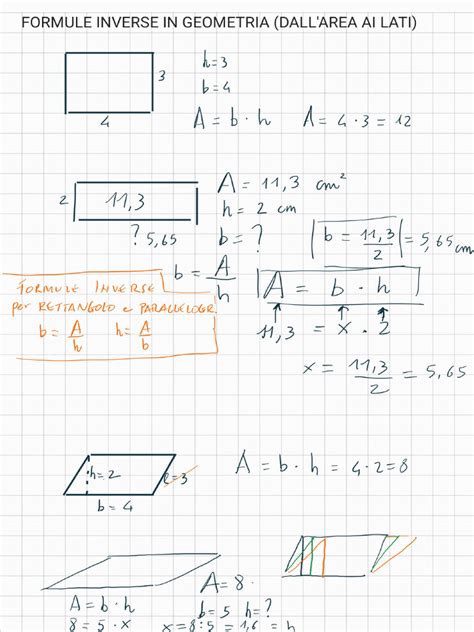 Densità Formule Inverse