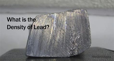 Density Of Lead