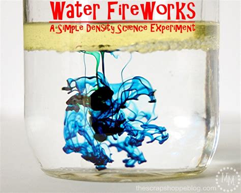 Density Science For Kids Create Fireworks In Water Density Science Experiment - Density Science Experiment